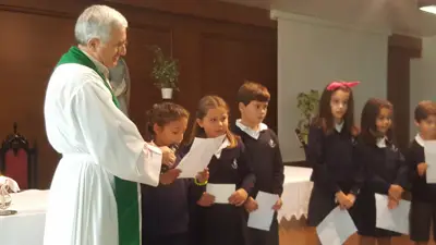 Comenzamos el curso: Eucaristía de inicio de curso, 3º y 4º de Primaria, foto 14 de 63