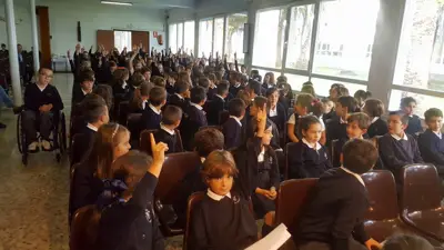 Comenzamos el curso: Eucaristía de inicio de curso, 3º y 4º de Primaria, foto 23 de 63