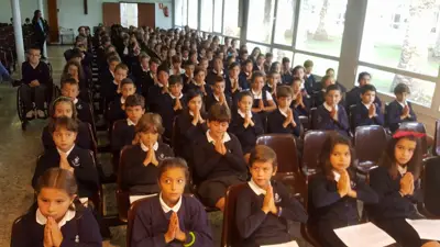 Comenzamos el curso: Eucaristía de inicio de curso, 3º y 4º de Primaria, foto 26 de 63