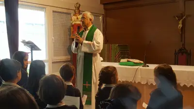 Comenzamos el curso: Eucaristía de inicio de curso, 3º y 4º de Primaria, foto 33 de 63