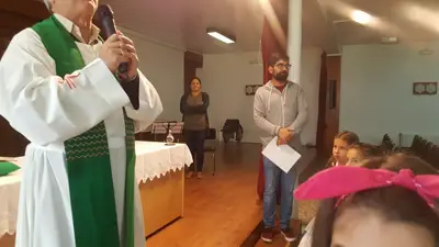 Comenzamos el curso: Eucaristía de inicio de curso, 3º y 4º de Primaria, foto 40 de 63