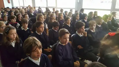Comenzamos el curso: Eucaristía de inicio de curso, 3º y 4º de Primaria, foto 46 de 63