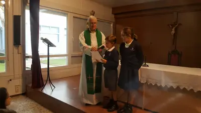 Comenzamos el curso: Eucaristía de inicio de curso, 3º y 4º de Primaria, foto 54 de 63