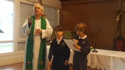 Comenzamos el curso: Eucaristía de inicio de curso, 3º y 4º de Primaria, foto 8 de 63