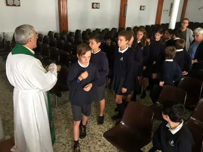Comenzamos el curso: Eucaristía de inicio de curso, 5º y 6º de Primaria, foto 11 de 56