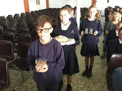 Comenzamos el curso: Eucaristía de inicio de curso, 5º y 6º de Primaria, foto 19 de 56