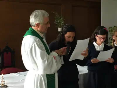 Comenzamos el curso: Eucaristía de inicio de curso, 5º y 6º de Primaria, foto 23 de 56