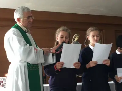 Comenzamos el curso: Eucaristía de inicio de curso, 5º y 6º de Primaria, foto 28 de 56