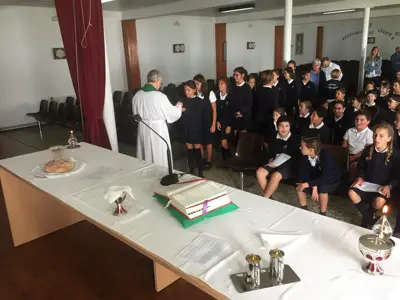 Comenzamos el curso: Eucaristía de inicio de curso, 5º y 6º de Primaria, foto 49 de 56