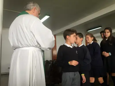 Comenzamos el curso: Eucaristía de inicio de curso, 5º y 6º de Primaria, foto 53 de 56