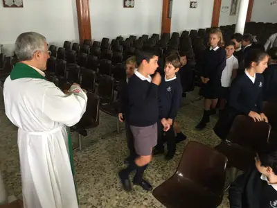 Comenzamos el curso: Eucaristía de inicio de curso, 5º y 6º de Primaria, foto 9 de 56