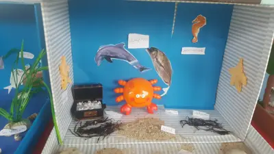Primera foto de 4º prepara sus Ecosistemas
