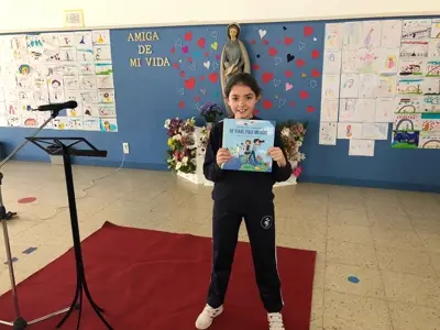 Primera foto de III Certame literario José Gras, «María nai do Amor» curso 2017-18